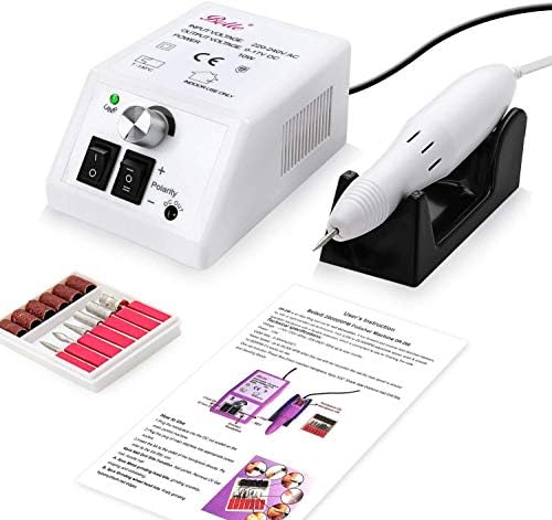 Lunchbox.com exercícios de unhas elétricas, máquina de perfuração de unhas - Use a máquina de pedicure de manicure