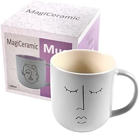 Magicerâmico de 12 oz xícaras de café Cerâmica Arte moderna caneca emo copo de café Cool Canecas Microondas Safe Latte