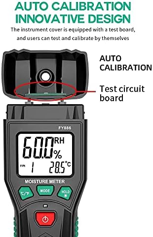 Lukeo ph medidor de madeira digital sensor de solo umidade de mmeasing higrômetro Hygrômetro de madeira Testador