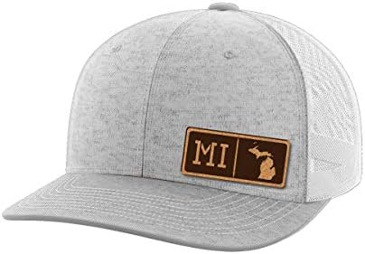 Michigan Homegrown Leather Patch Hat
