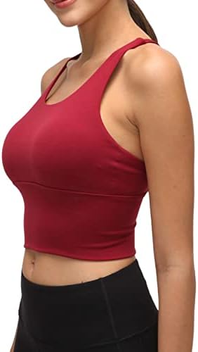 Tampas de treino Tampas para mulheres CRUPADO ATHETICA ATHLETIC TONTS TOPS PAR