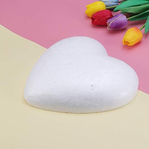 AMOSFUN Craft Foam Hearts Modelando Bola de Espuma para Artes DIY Ornamentos de Artesão 23cm