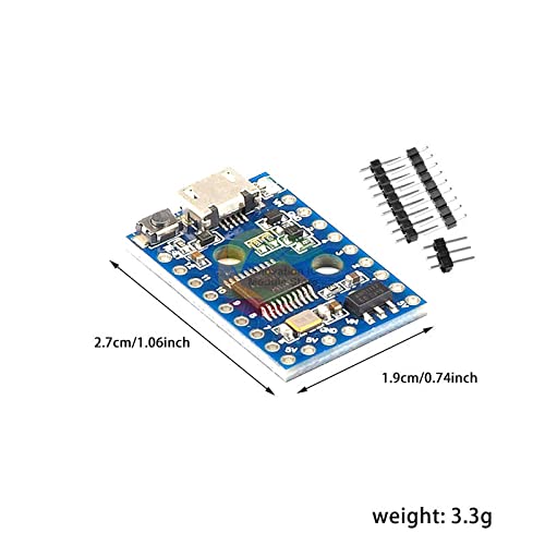 Digiscark Pro Kickstarter Development Board usa o módulo Micro Attiny167 para Arduino USB
