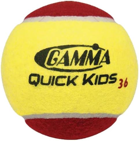 Gamma Quick Kids Pratique bolas de tênis: vermelho 36, laranja 60 ou verde 78 pontos - 12, 36, 48, 60 tamanhos de embalagem