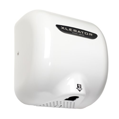 XLETOR XL-BW Automático secador de mão de alta velocidade com tampa de plástico termoforme branco e 1,1 bico de redução