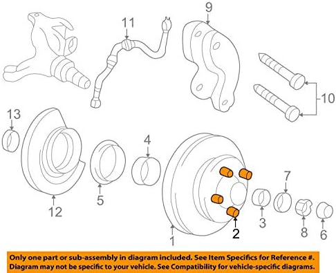 General Motors 9595178, Stud de lugo da roda