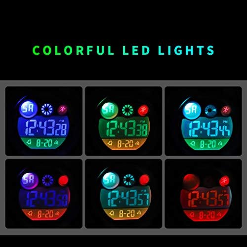 CKE Kids Watch, relógios digitais esportivos à prova d'água para meninas meninas com luz LED colorida - Melhores presentes para crianças