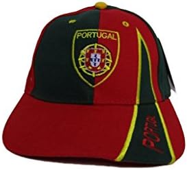 Aes Portugal Português Red e Green Baseball Hat Cap 3D bordado