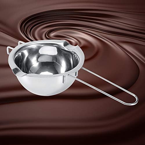 Caldeirão de chocolate, aço inoxidável tamanho grande caldeira estável panela prática de chocolate derretido para cozinha