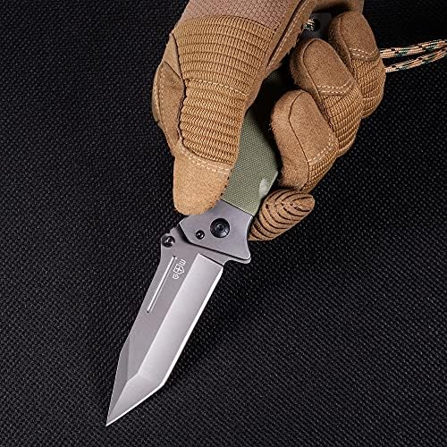 Pacote de 2 itens - faca de bolso para homens - dobrando Knofe - Facas dobráveis ​​EDC - Facas de lâmina afiadas - Faca de abertura assistida por Ninja - Melhor para camping para caminhada EDC Knife Birthday Gifts para homens