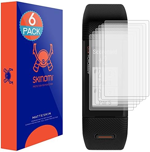 Protetor de tela fosco de Skinomi compatível com abordagem Garmin X10 Anti-Glare Skin Matte TPU Anti-Bubble Film