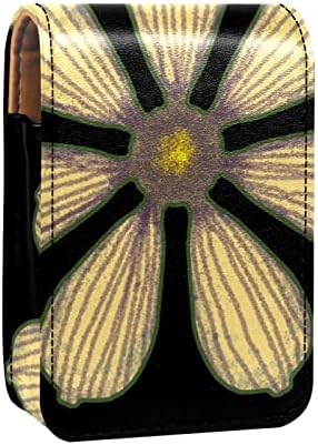 Caixa de batom de Oryuekan, bolsa de maquiagem portátil fofa bolsa cosmética, organizador de maquiagem do suporte do batom, floral vintage floral