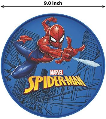 Zak projeta a Marvel Spider-Man 2pc, duplo-lados com placa de flip-it 2-em-1 dividida e 3 seção padrão, o material não