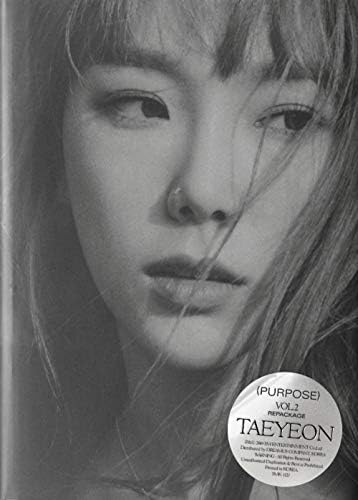 Taeyeon - o segundo álbum reembalagem [propósito] álbum+pôster dobrado+conjunto de fotocards extras