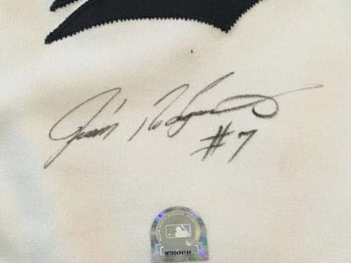Ivan Rodriguez assinou a camisa de beisebol autêntica Tigres Auto Hof MLB Holo CoA - Jerseys MLB autografadas