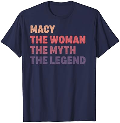Mycy Woman Myth Legend, Nome personalizado da mordaça Camiseta de aniversário