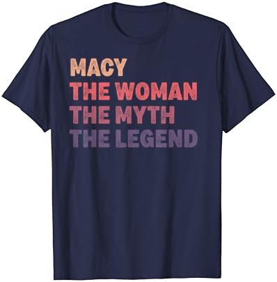 Mycy Woman Myth Legend, Nome personalizado da mordaça Camiseta de aniversário