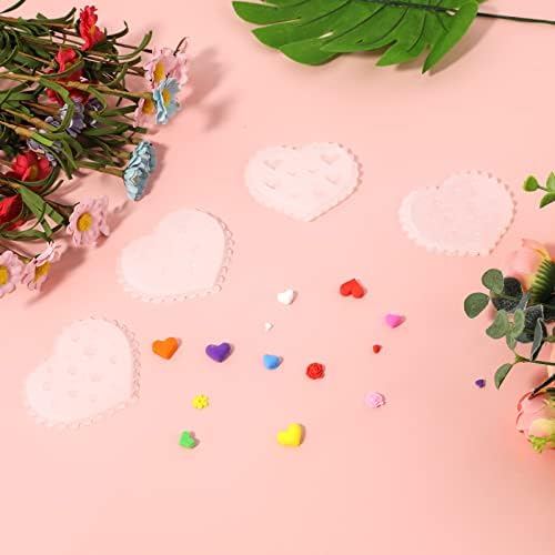Moldes de argila de polímeros, 4 pcs mini moldes de flores Daisy Moldes em miniatura moldes de girassol Cutadores de argila Mini Flores