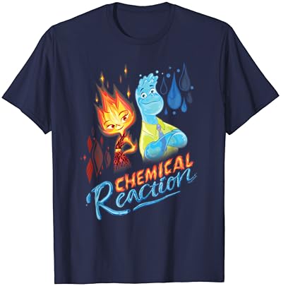 T-shirt de reação química da reação química da Disney e Pixar