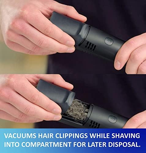 Vacutrim Deluxe Titanium Blade Torrimão de cabelo sem fio com exibição de bateria LED, como visto na TV por Bell+Howell Professional