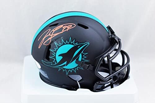 Jason Taylor assinou Miami Dolphins Eclipse Speed ​​Mini capacete