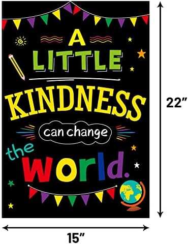 CEIBA Tree Kindness Posters 6 PCs Decorações da sala de aula Inspiração Mentalidade de crescimento motivacional para a sala de avisos