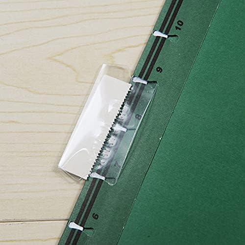 50pcs limagens de guias PVC inseríveis as guias de pasta penduradas e papel inserções de arquivo para organizar e distinguir