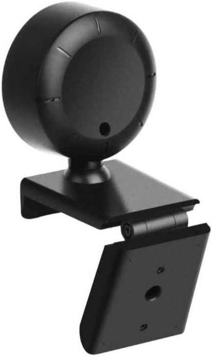 Streaming webcam com luz de anel - 1080p 60fps Câmera de computador de foco automático - Twitch, PC e Mac Black compatível 2,09 x 2,6