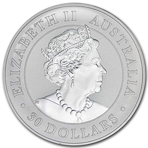 AU 2007 - atual australiano 1 quilo prateado coin cena de papel brilhante não circulado com certificado de autenticidade por moeda