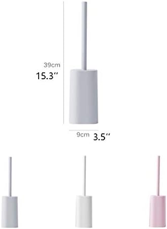 Escovas de vaso sanitário e escova de vaso sanitário e escova de vaso sanitário simples para casa, alça longa sem canto