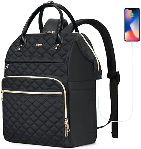 RJEU Bolsas de computador Mulheres, bolsa de mochila para laptop para trabalho de enfermagem de professores, Backpack