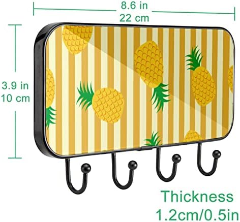 Lyetny Toalheiro Toalheiro Montado com Towel Rack Decoração de banheiro Robô de roupão Roupa Casa de abacax