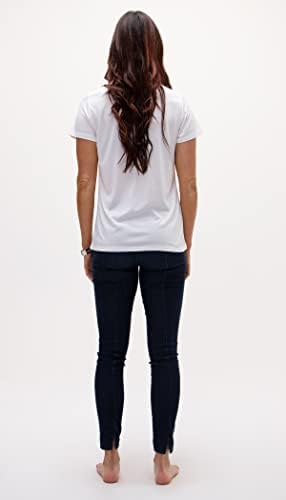 DevOps Women's 2 Pack upf 50+ Proteção solar Camisas de manga curta Camiseta ao ar livre Caminhadas de corrida, camiseta