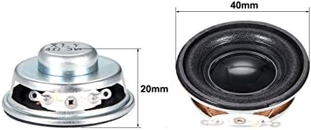 UXCELL 3W 4 OHM DIY Alto -falante 40mm Moldura redonda Loudspeaker 2pcs