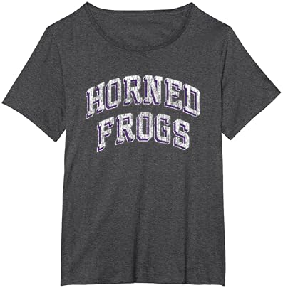 Tcu Horned Frogs Retro Arch Camiseta escura