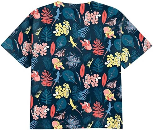 Camisetas de verão bmisEgm para homens Men Fashion Spring Summer Casual Grande manga curta o pescoço impresso para homens