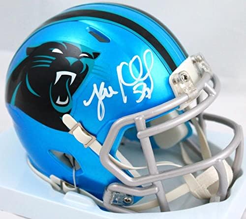 Luke Kuechly autografou Carolina Panthers Flash Speed ​​Speed ​​Mini Capacete Holo -Beckettw - Mini Capacetes Autografados da NFL