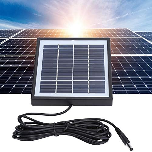 Carregador de painel solar, placa solar multifuncional Polissilício 2W 12V Instalação fácil gerar eletricidade automática