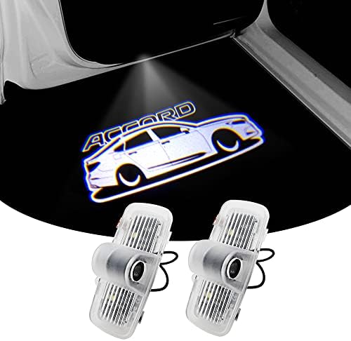 2pcs por porta de carro LED Logo Projector Ghost Shadow Light Puddle Lights Compatível para acessórios piloto
