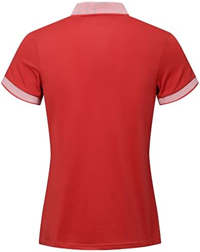 Camisas pólo mulheres iGeekwell Camisas de umidade de umidade de golfe Slim fit