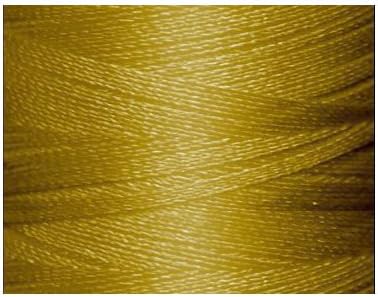 1 cone de rosca de bordado de poliéster threadeligh - p792-1100 jardas de ouro velho - 40wt