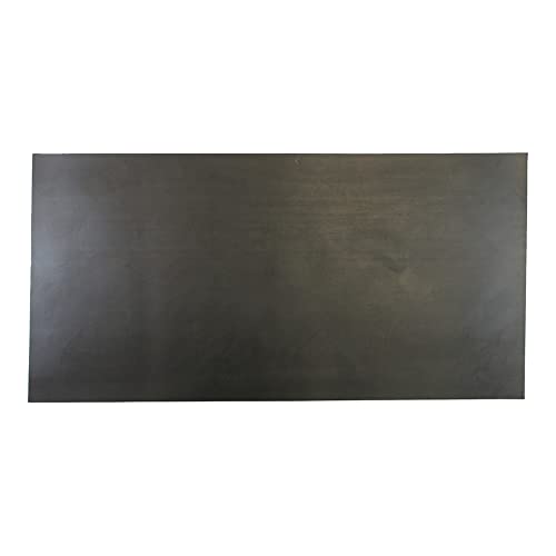 Tira de borracha, neoprene de borracha, largura 36 pol., Comprimento de borracha de 6 polegadas, espessura de borracha 1/4in, 40a