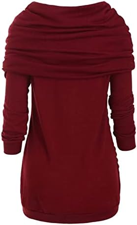 Suéteres sexy femininos de tamanho O-pescoço de pachado de pachado de pachado sólido de manga comprida
