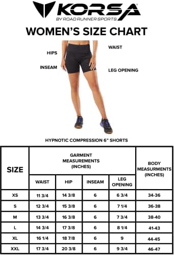 Compressão hipnótica de Korsa 6 Short 2.0 para mulheres com bolsos | Wicking de umidade, alta cintura e suporte do núcleo | para corrida, ioga e academia | Black Spacacedye, pequeno