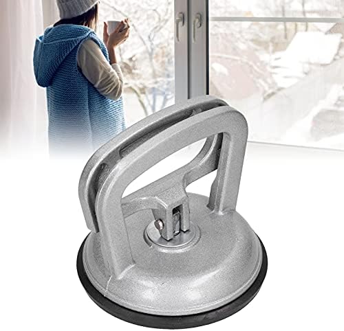 FDIT Copo de sucção de vidro, levantamento da janela da xícara de sucção de telha cerâmica com alça de alumínio