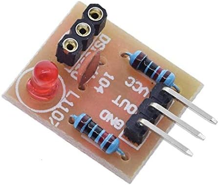 Módulo de sensor de laser daki 4pcs módulo de receptor de tubo não modulador para arduino com 4pcs ky-008 650nm Módulo de transmissor a laser, cabo dupont