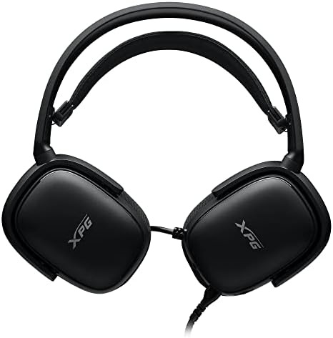 XPG PreCog S Gaming Headset: Drivers de 50 mm - Earcos dobráveis ​​- Controle de volume na orelha e interruptor silencioso