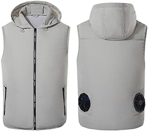 Roupas de arco de colete de colete de resfriamento de ventilador Roupas de ar condicionado de 3 velocidades de proteção solar