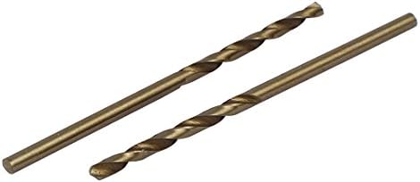 Aexit 2mm DIA Tool Holder Split Point HSS Métrica de cobalto Twist Drill Drill Drilling Tool 5pcs Modelo: 23AS171QO624
