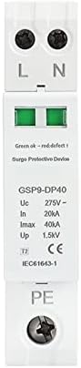 MOMTC GSP9 AC SPD 20KA ~ 40KA 275V Dispositivo de protetor de protetor de pula de alta tensão Dispositivo de rajada